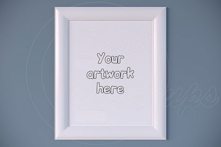 Wall art mockup frame product ratio 4 to 5