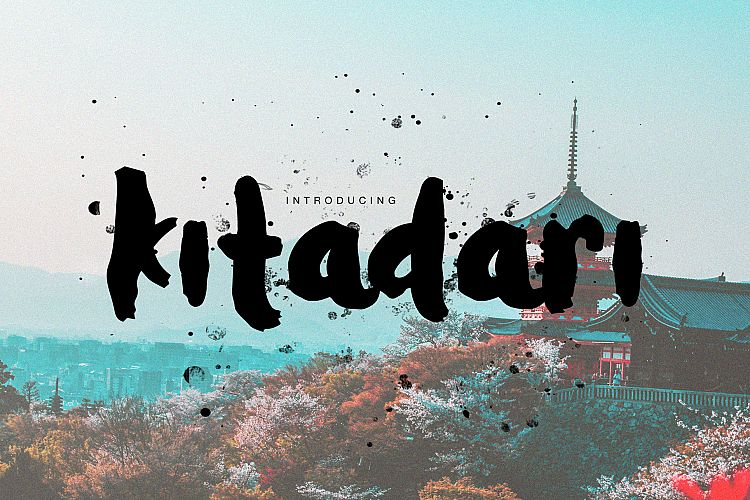 Kitadari Brush Font