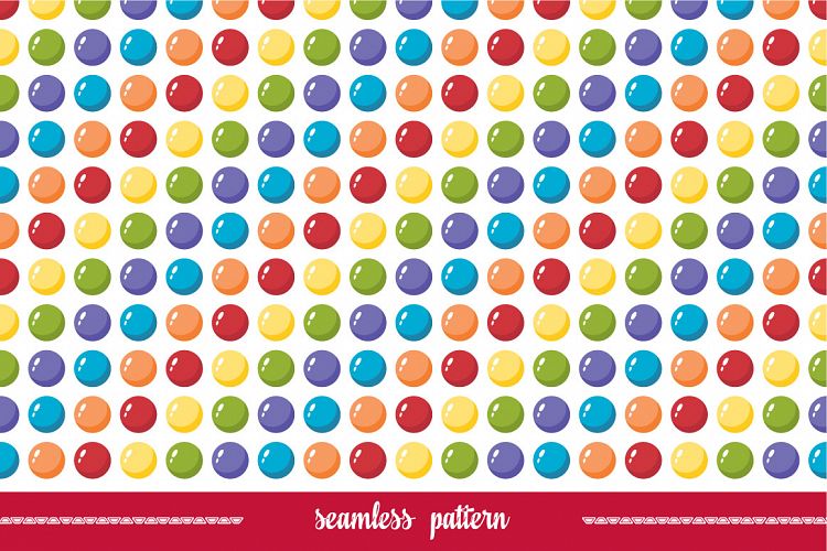 Ball. Childrens toys. Abstract seamless pattern. Colorful Ball. Texture background.