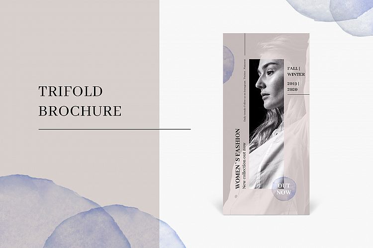 Trifold fashion brochure