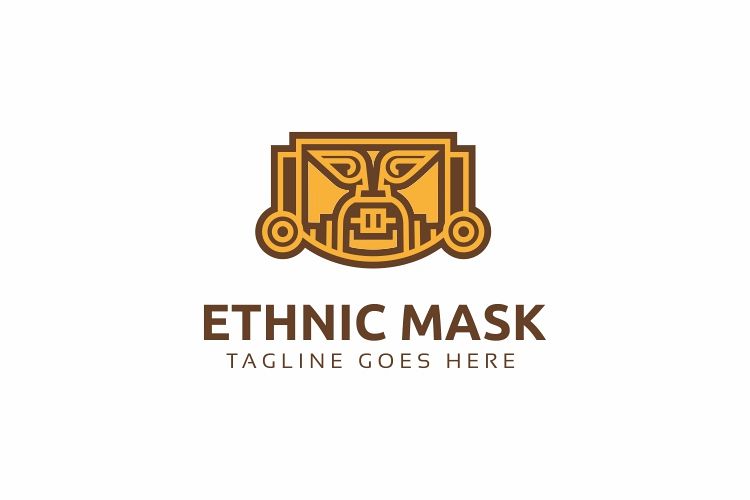 Ethnic Mask Logo