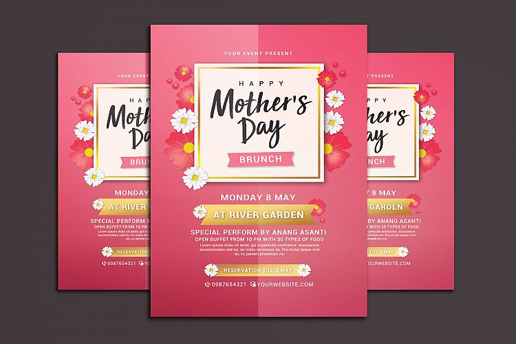 Mothers Day Brunch Flyer