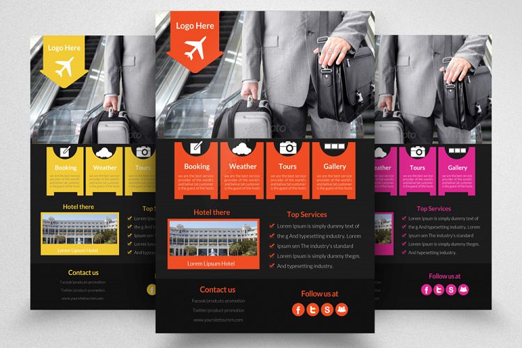 Travelling Agency Business Flyer