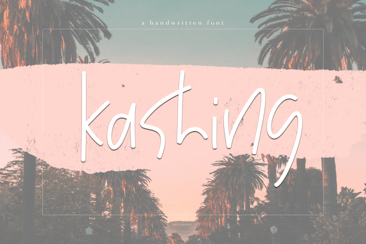 Kashing - A Chic Handwritten Font