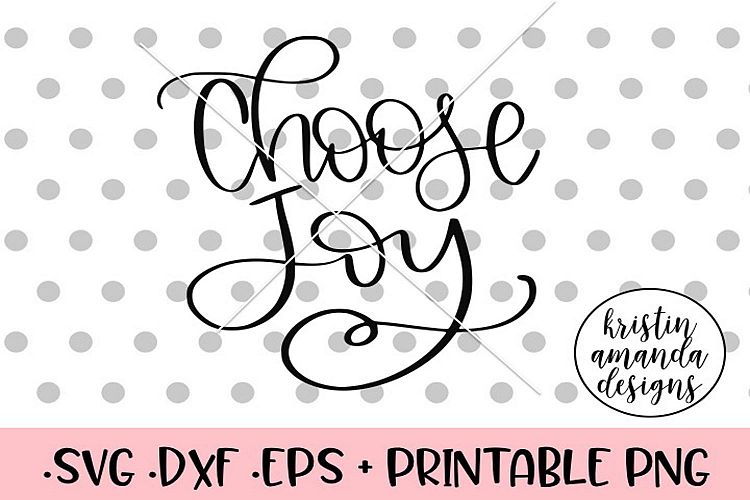 Choose Joy Hand Lettered Thanksgiving Fall SVG DX