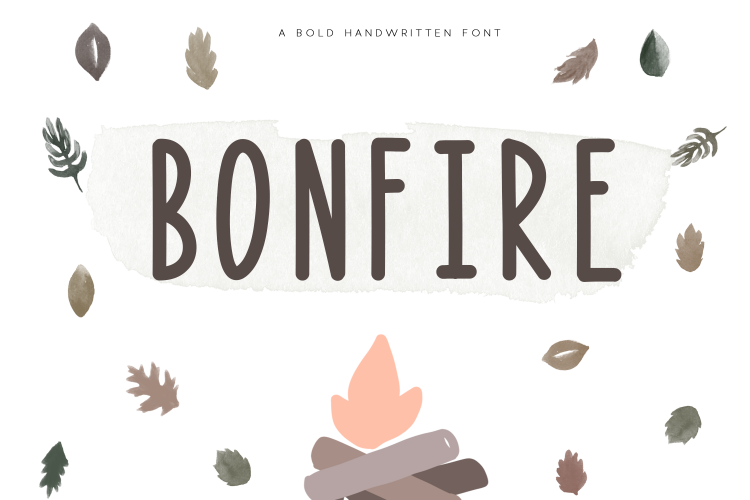 Bonfire - A Bold Handwritten Font