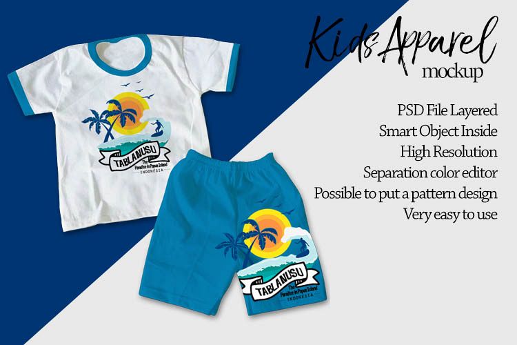 Kids Apparel Mockup