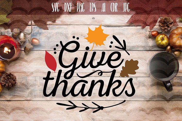 Give Thanks SVG