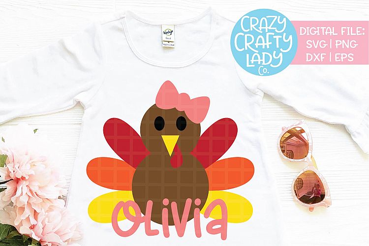 Girls Turkey SVG DXF EPS PNG Cut File