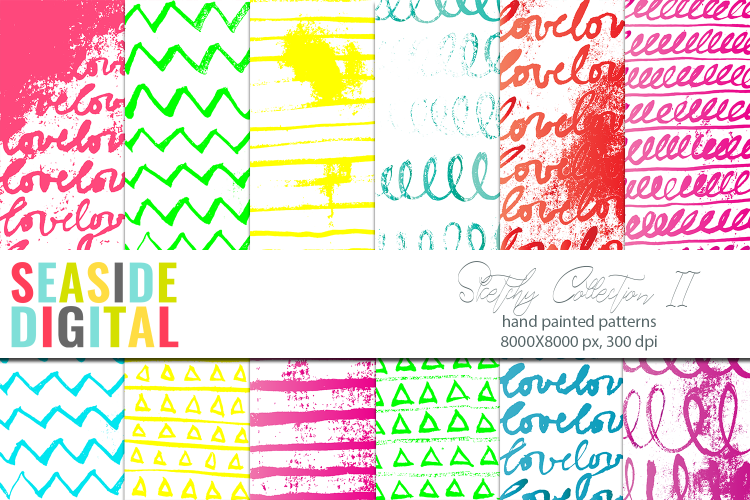 Sketchy Patterns 2 - Collor Pop