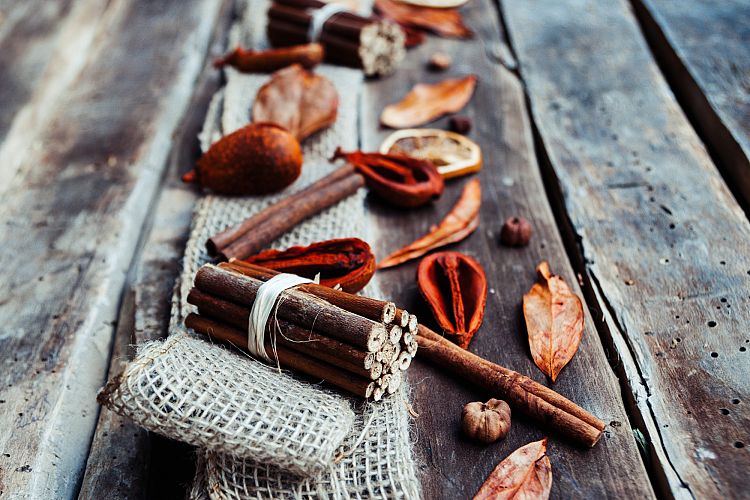 Potpourri dried fruits over wood example image 1