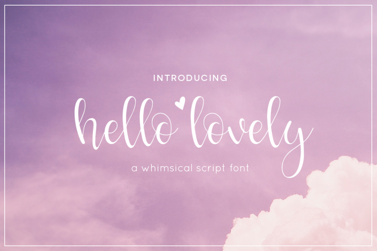 Hello Lovely Font