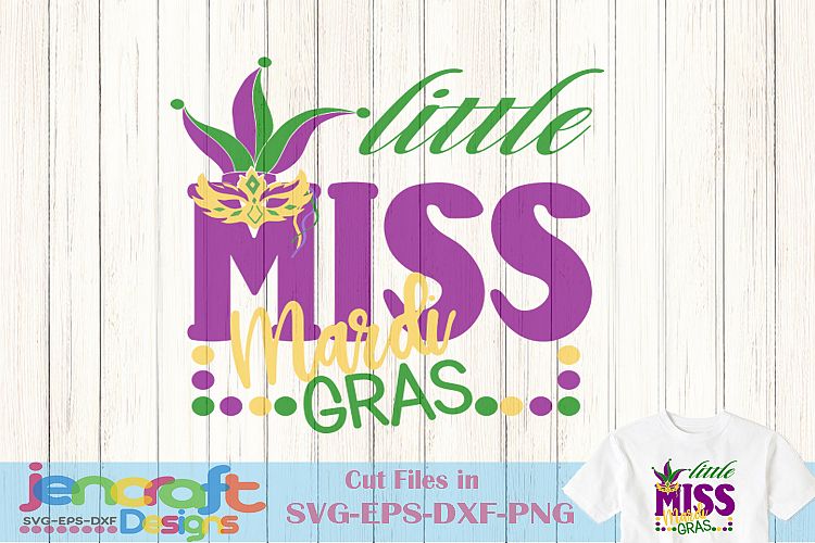 Little Miss Mardi Gras SVG New Orleans Louisianan Parade