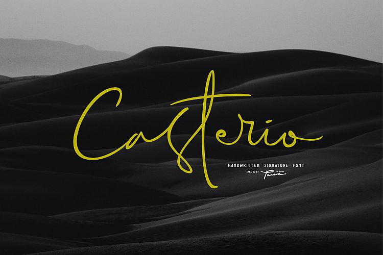 Casterio Signature Font