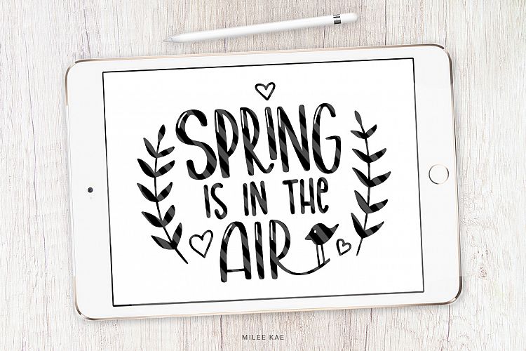 Download Spring Quote SVG, Cutting file, Decal