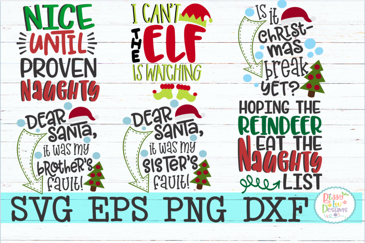 Christmas Bundle SVG DXF EPS PNG