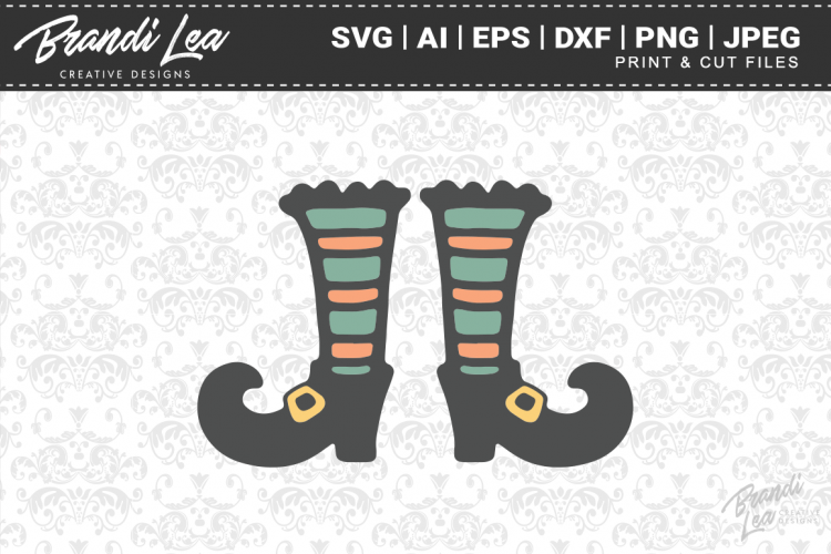 Witch Boots SVG Cutting Files