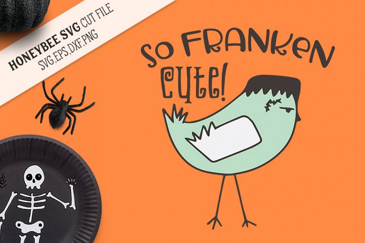 So Franken Cute Halloween SVG Cut File