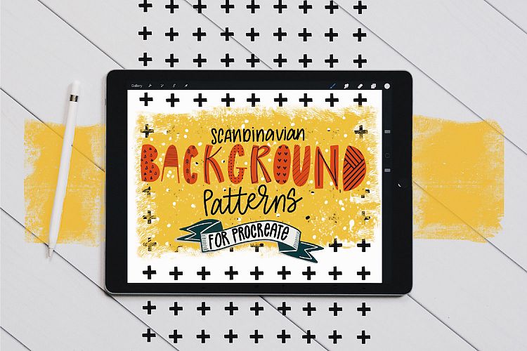 Scandinavian Background Brushes for Procreate