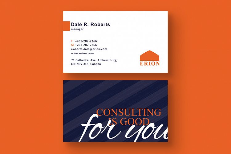 Financial Advisor Business Card