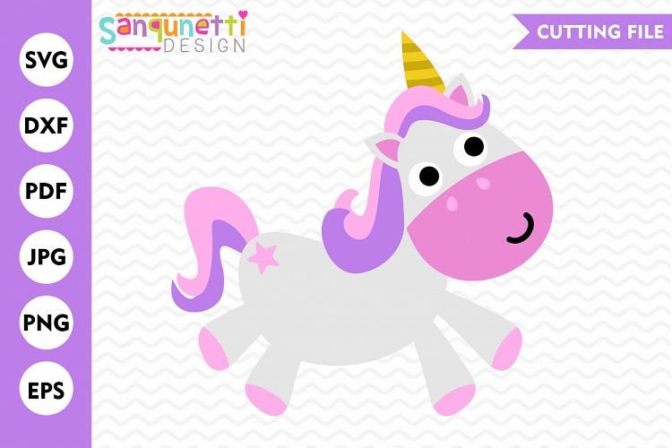 Unicorn SVG, Unicorn, DXF, cutting file