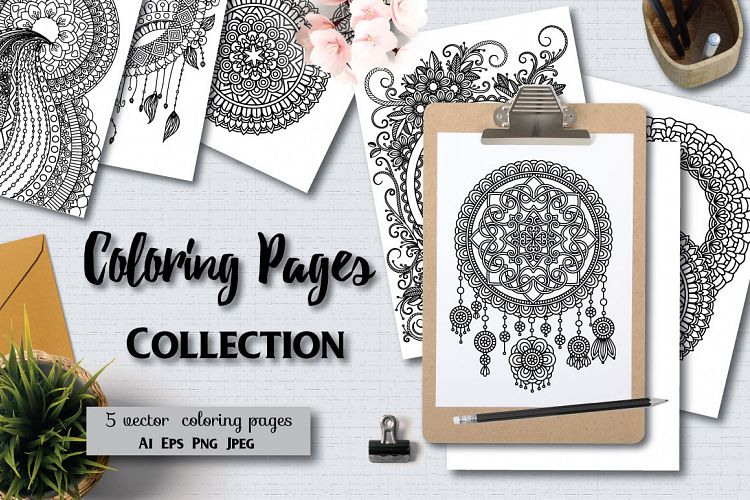 5 Coloring Pages