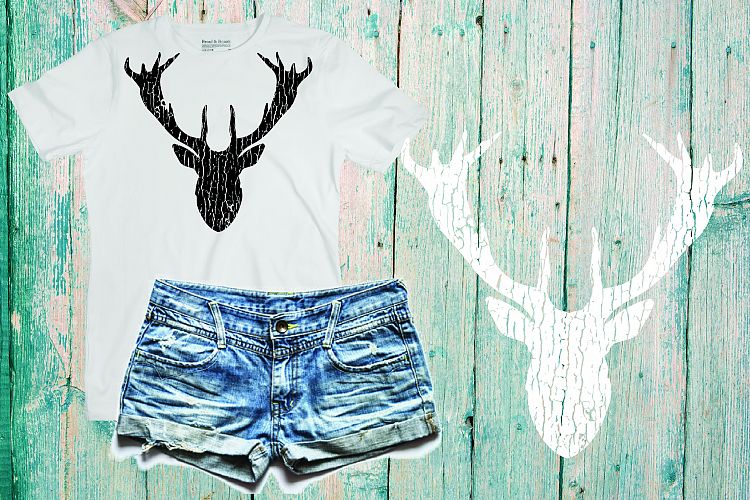 Deer svg,grunge svg,winter svg,Christmas svg 375sv