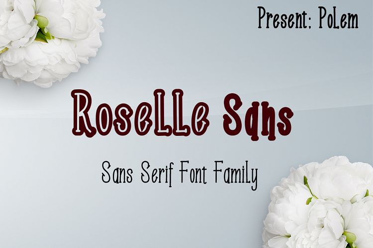 Roselle Sans Family Font