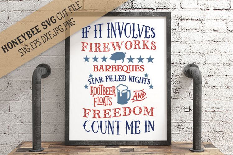 Fireworks Count Me In SVG Cut File