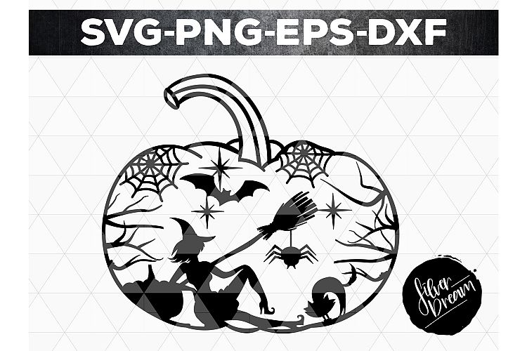 Resting Witch SVG Cutting File, Trick Or Treat DXF, EPS, PNG