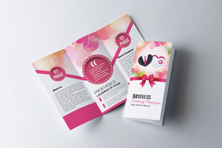 Wedding Planner Trifold Brochure