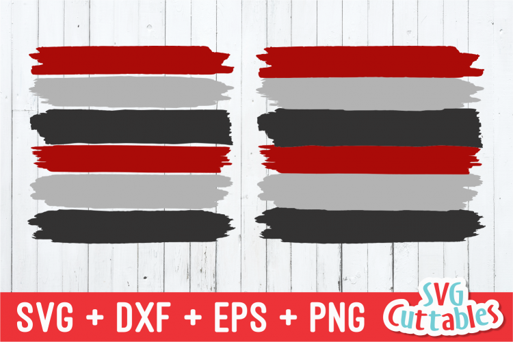 Brush Stroke Frames | SVG Cut File