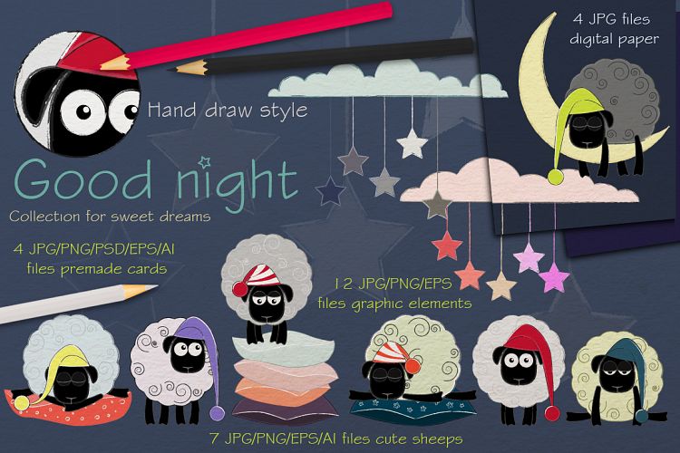 Good night Collection. Sweet dreams.