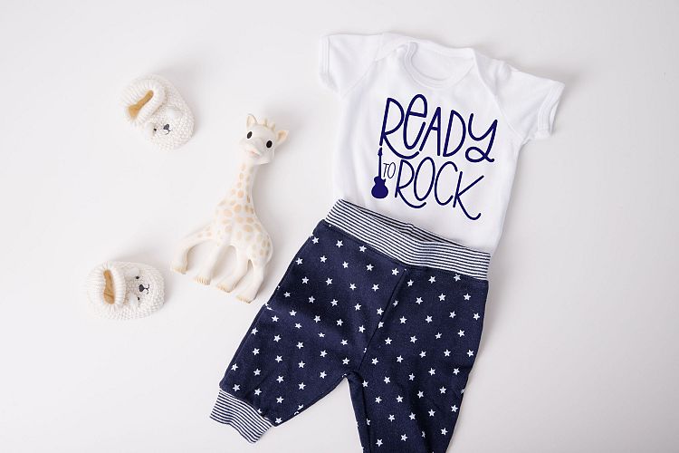 Download Free Svgs Download Ready To Rock Baby Bodysuit Svg Cut File Free Design Resources