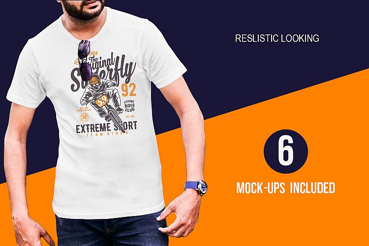 Man Tshirt Mockup