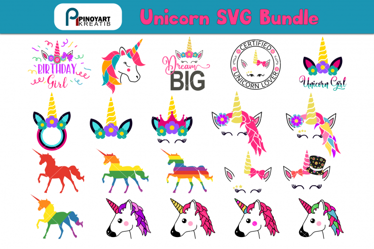 Unicorn SVG Bundle, Unicorn SVG, Unicorn SVG File, SVG File