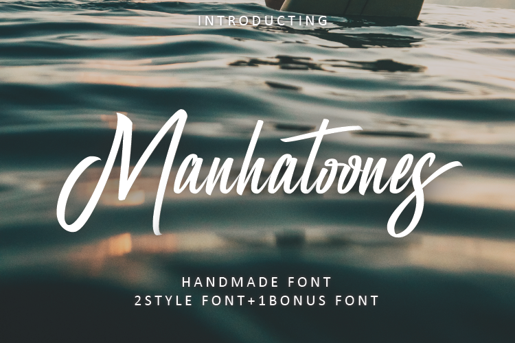 Manhatoone Script, 3 font