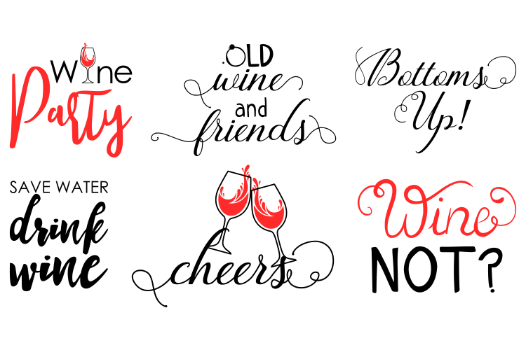 Wine Quotes SVG