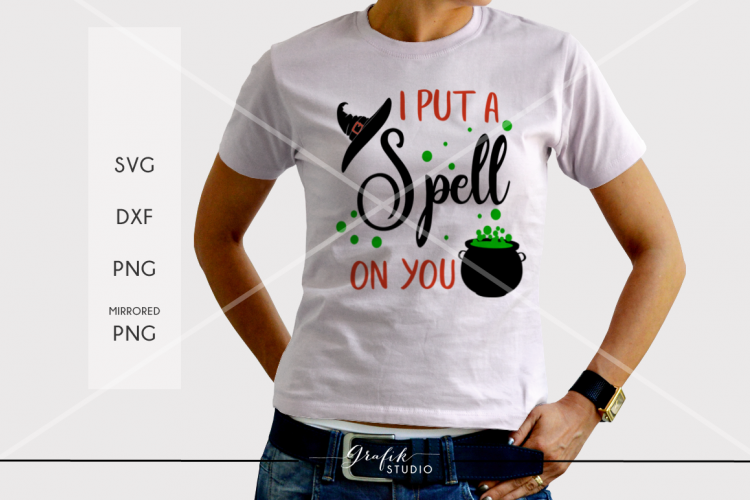 I put a spell on you Halloween SVG File