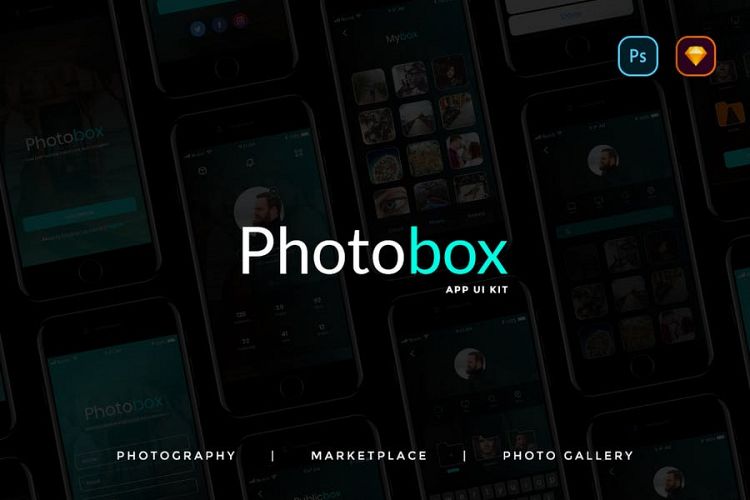 Photobox Photography App UI KIT