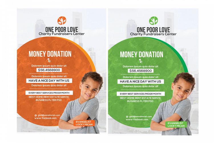 Charity Fundraisers Flyer