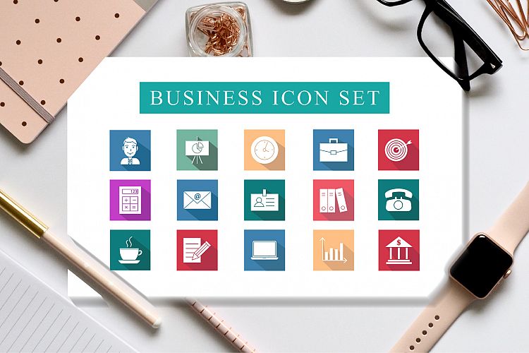 2 Varians Business Icon Set
