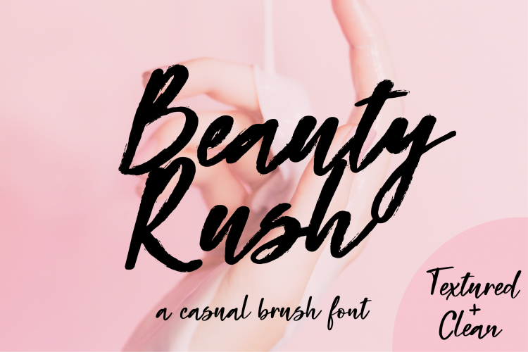 Beauty Rush Font Set