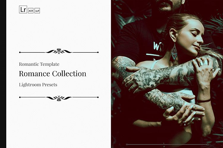 Romance color grading lightroom presets theme