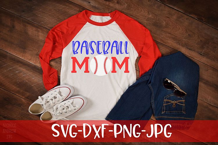 Baseball Mom, Baseball, SVG