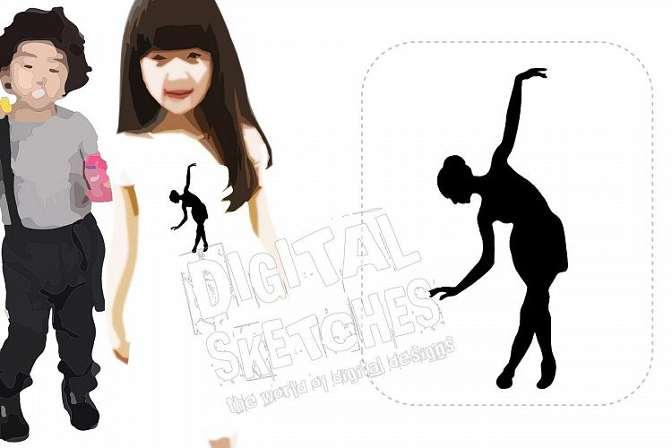 Ballerina Ballet Dance Machine Embroidery Design 3 Sizes