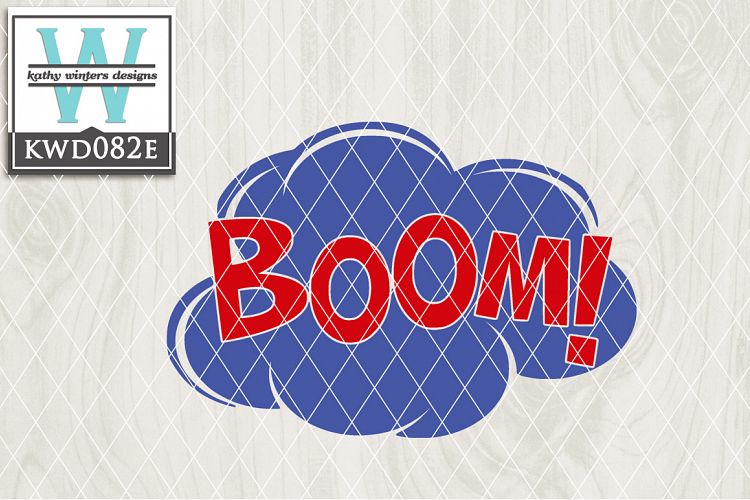 Comic Book Bubbles Cutting Files KWD082E