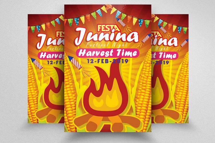 Festa Junina Festival Flyer Template