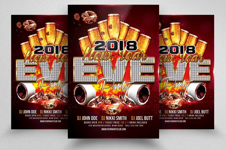 New Year Party Flyer