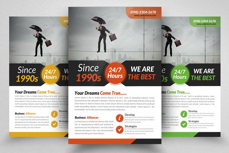 Business Training Agency Flyer Template